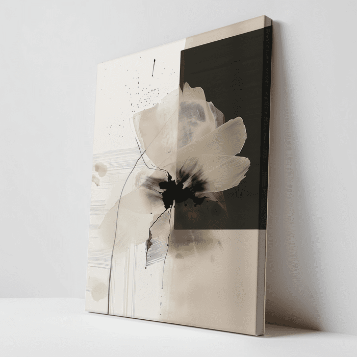 Abstract-Flower-No1-CANVAS UNFRAMED