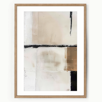 scandinavian abstract poster print