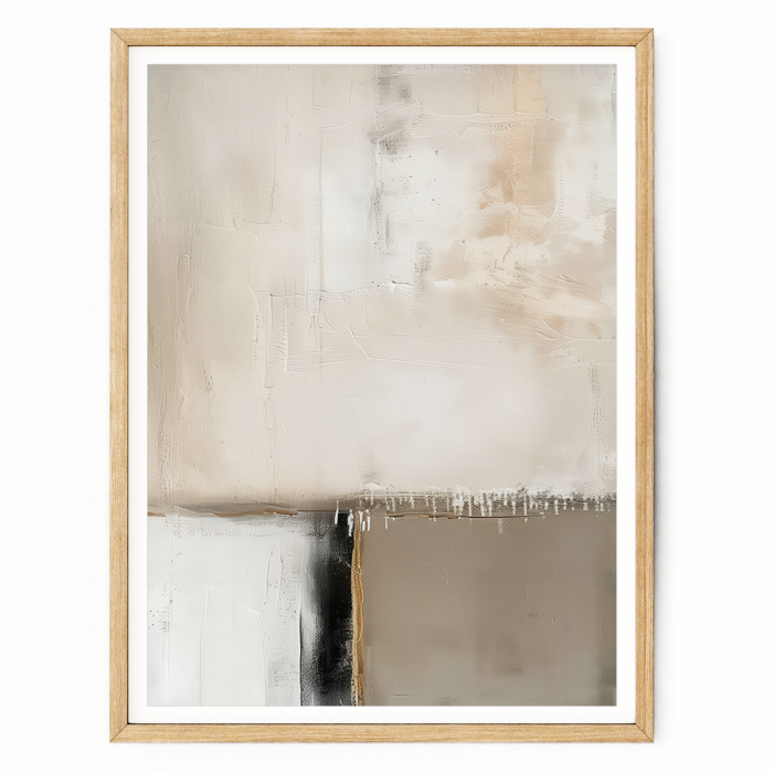 neutral abstract canvas print