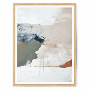 minimalist neutral wall art print