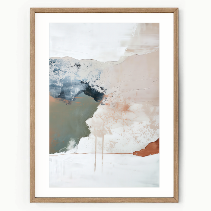 abstract framed canvas wall art
