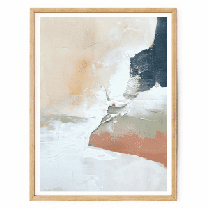 neutral abstract wall art print