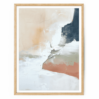 neutral abstract wall art print