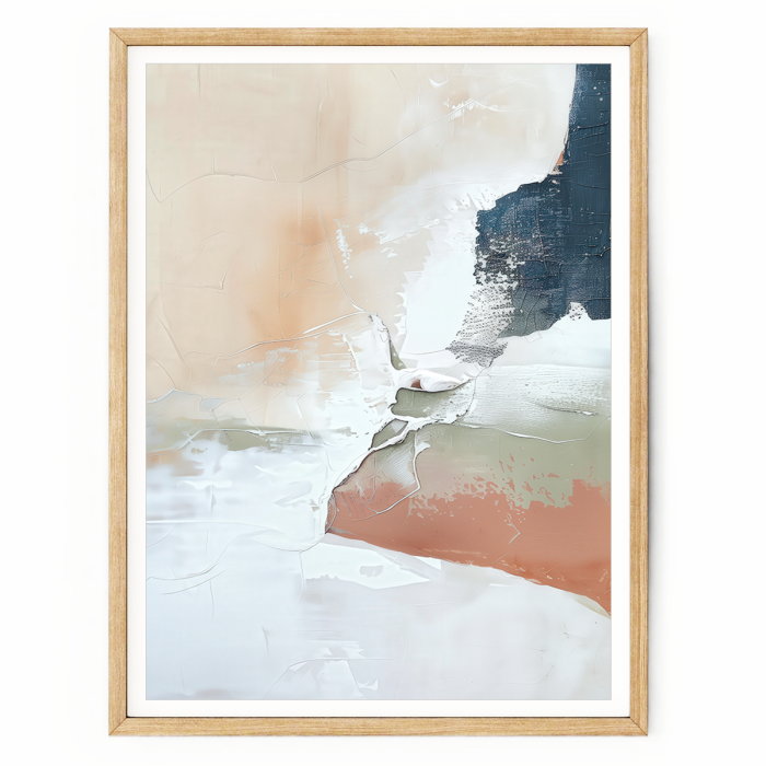 neutral abstract wall art print