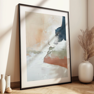 modern textured abstract wall print