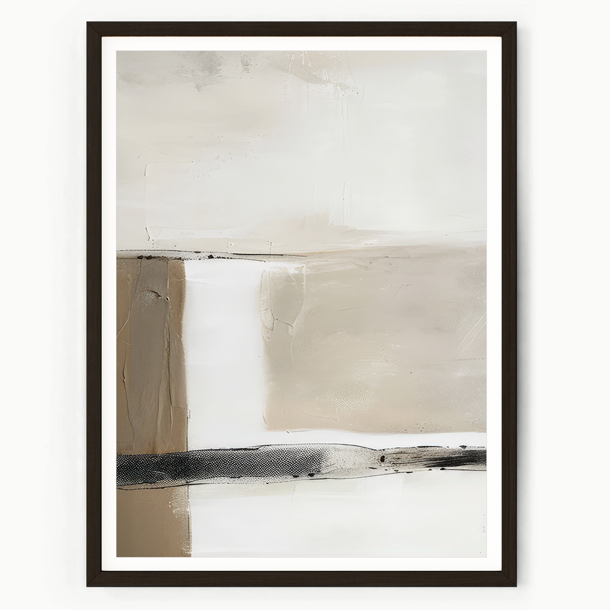neutral abstract wall art