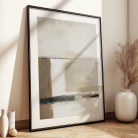 Contemporary Abstract No1-Black-Frame