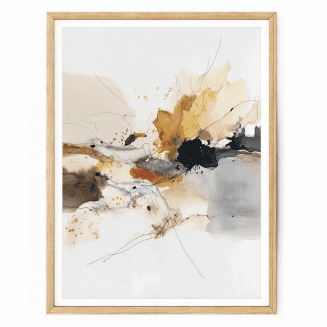 modern abstract wall print