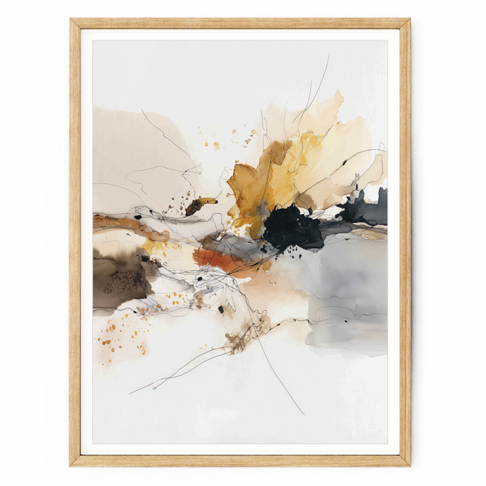 modern abstract wall print