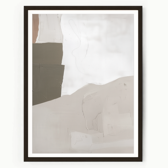 earthy tone abstract print