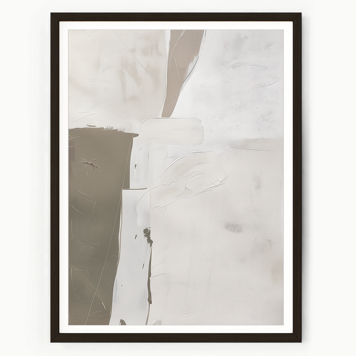 textured neutral wall art print