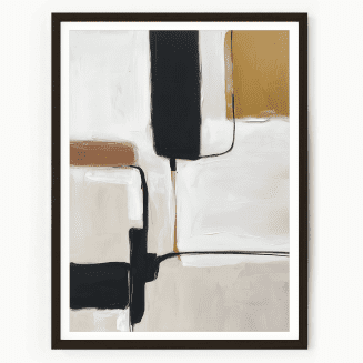 bold modern abstract wall print
