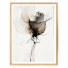 modern abstract floral wall art