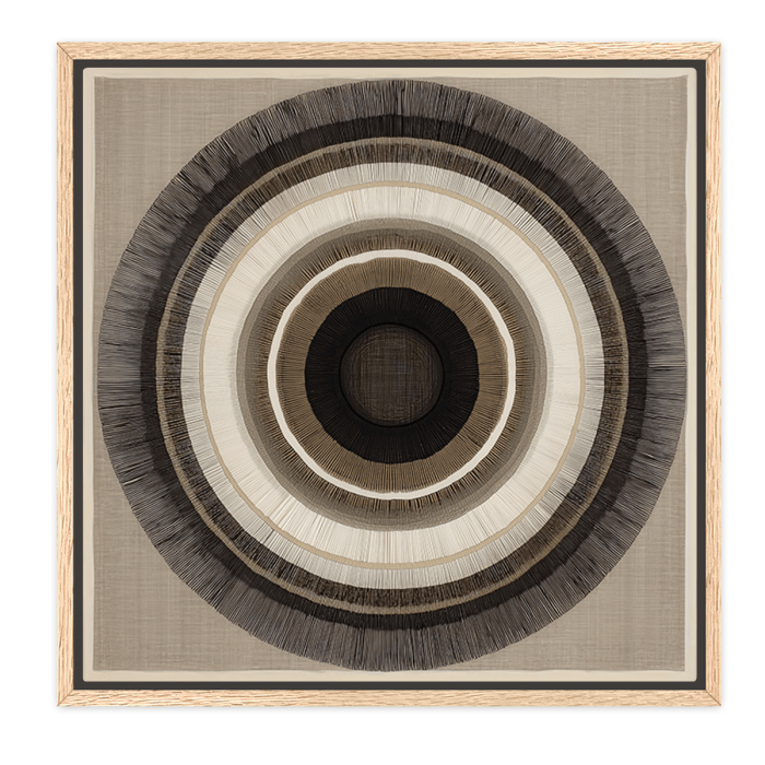 Contemporary textile wall art with modern woven texture and neutral tones — handcrafted fabric artwork for modern interiors
