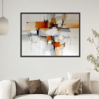 abstract-expressionism-no1-BLACK FRAME - OVER COUCH