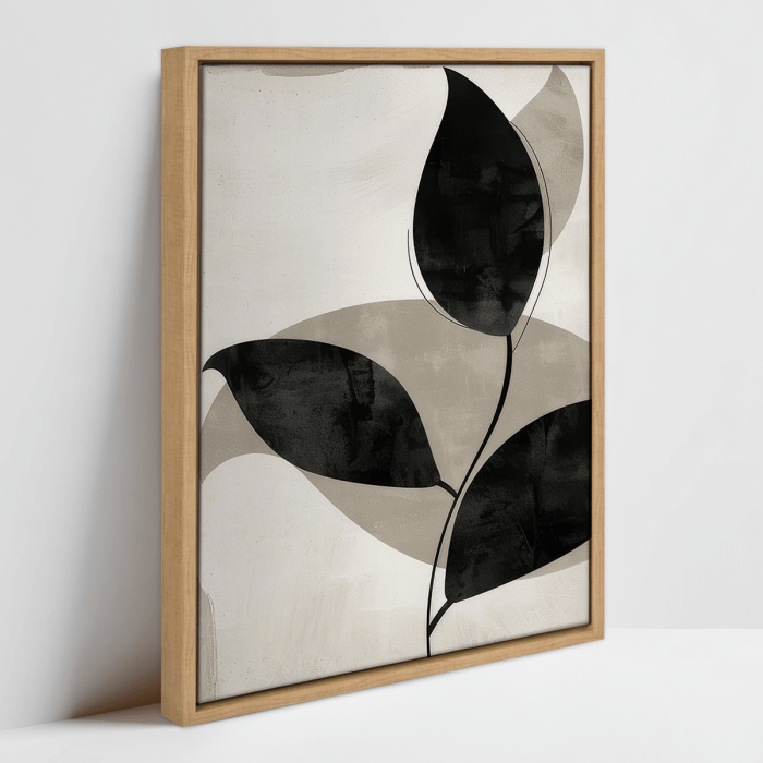 moody-botanical-no2-FRAMED CANVAS